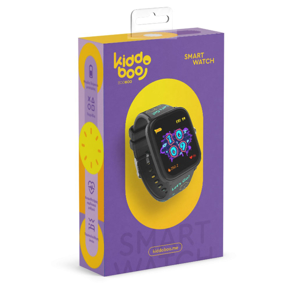 Kiddoboo Smartwatch 2.0 Παιδικό Έξυπνο Ρολόι – Μαύρο