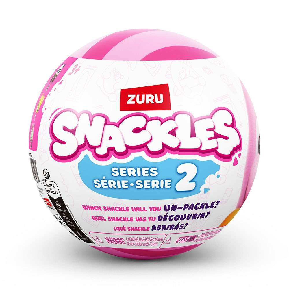 ZuruZuru Snackles Μπάλα Λούτρινο W2 12 Σχέδια- 1Τμχpapell.gr