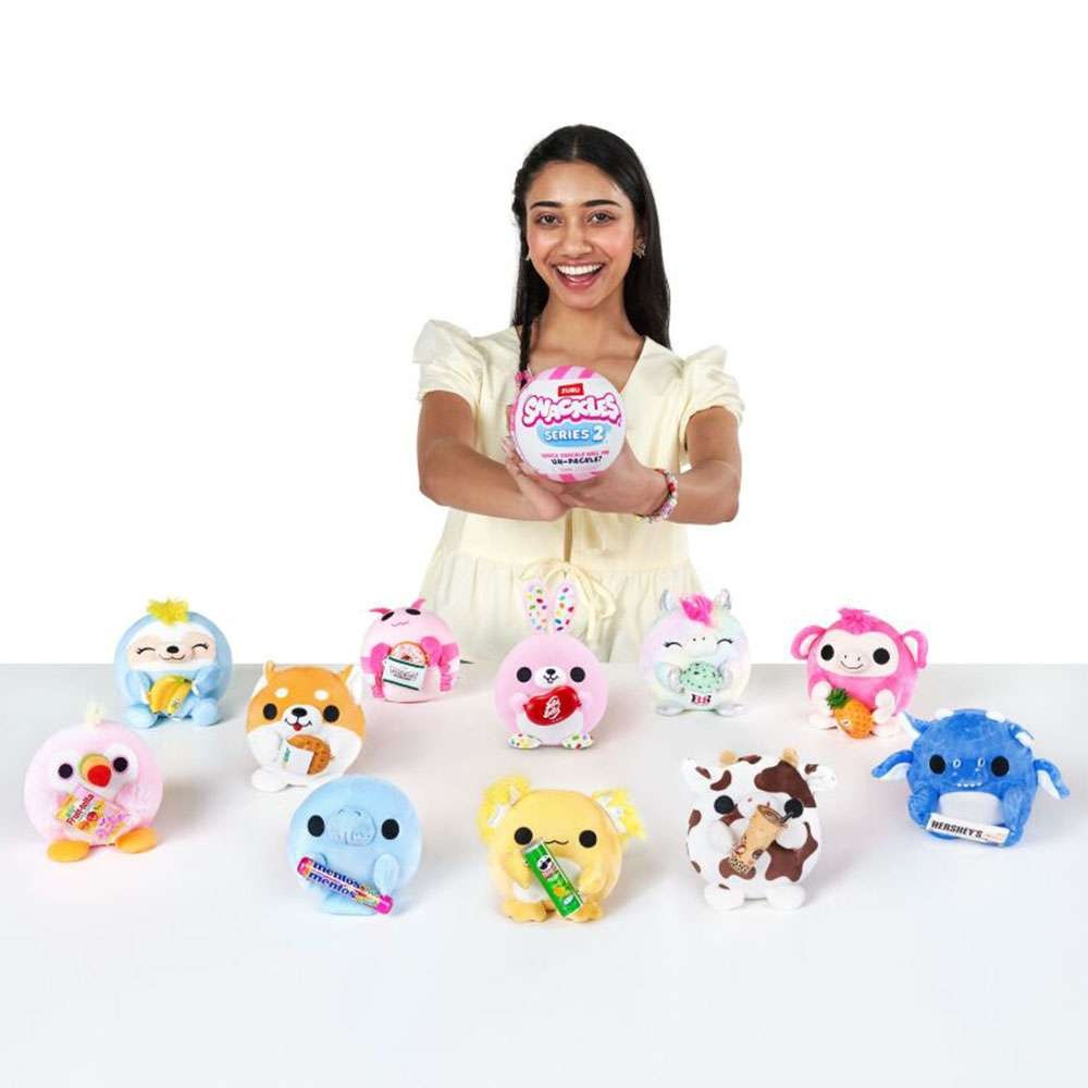 ZuruZuru Snackles Μπάλα Λούτρινο W2 12 Σχέδια- 1Τμχpapell.gr