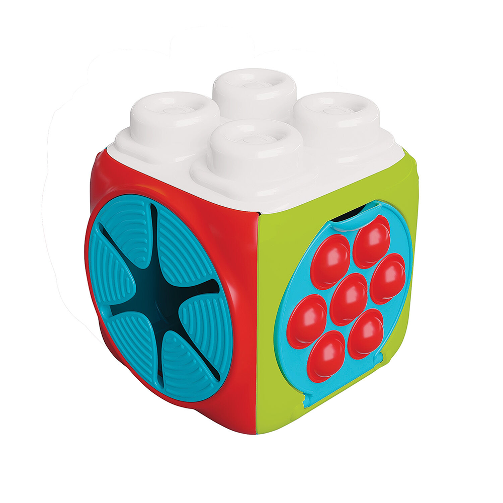 Soft Clemmy Αισθητηριακός Κύβος Δραστηριοτήτων Με 4 Μαλακά Premium Τουβλάκια Για 6-36 Μηνών