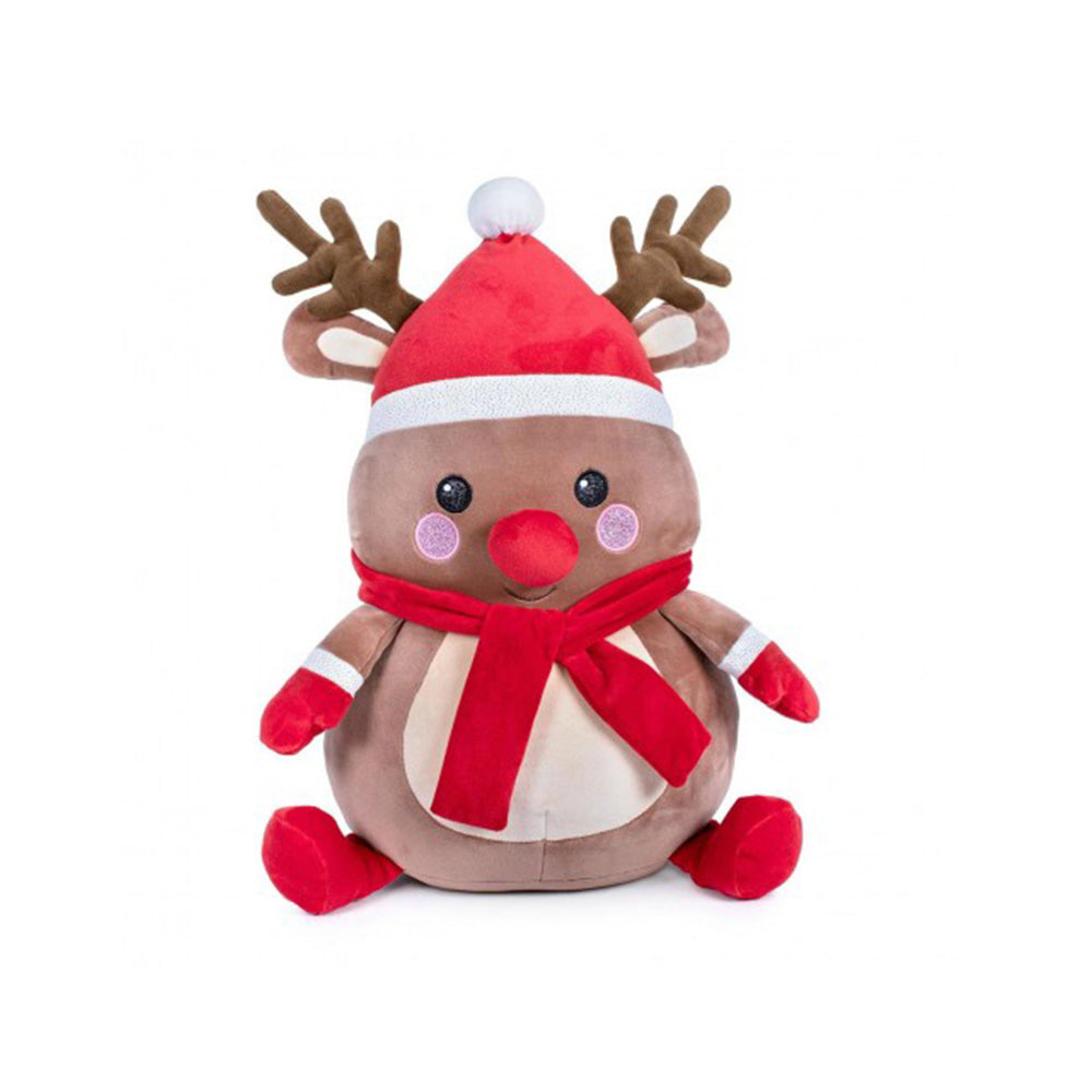 Χριστουγεννιάτικο Softies Λούτρινο Τάρανδος Ρούντολφ 45εκ