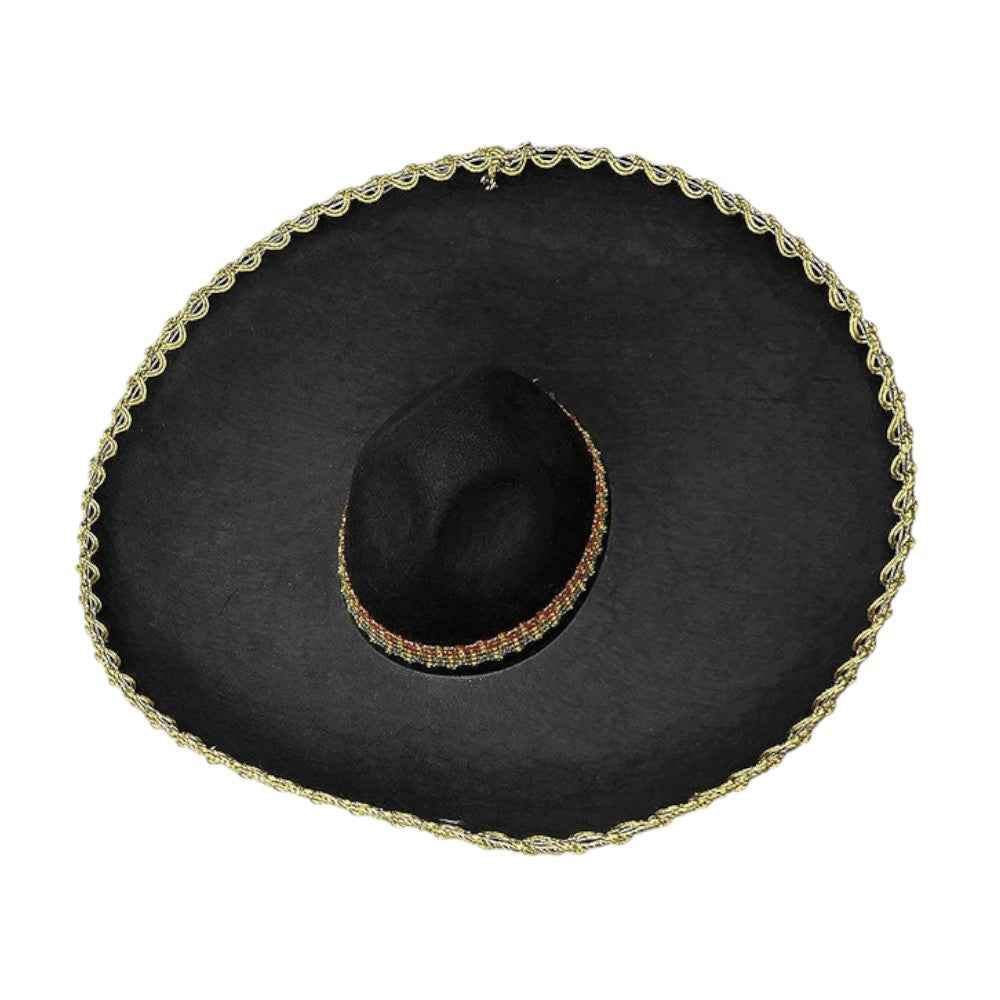 CarnavalistaΣομπρέρο Μεξικάνου Μαύρο 57εκ 2 Χρώματαpapell.gr