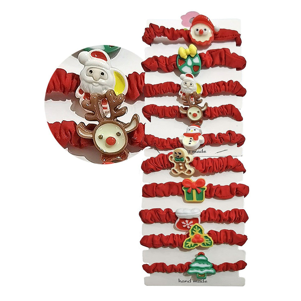 Σούρα Μαλλιών Φιγούρα Κόκκινη Xmas – 1 Τμχ