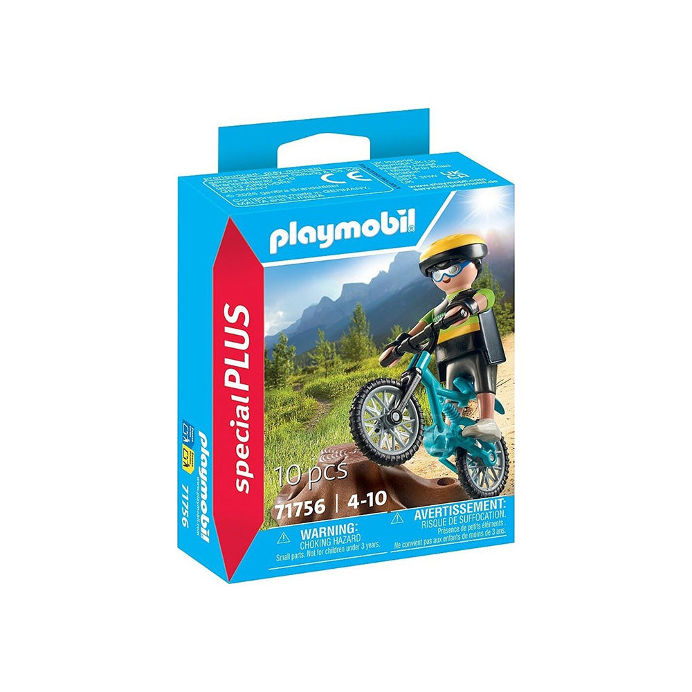 71756 Playmobil Specialplus Ποδηλάτης Με Mountain Bike 