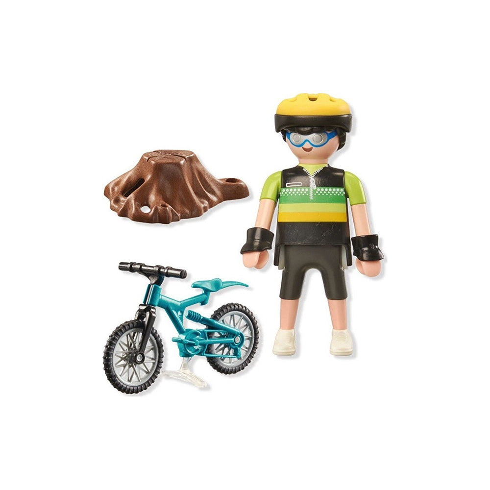 71756 Playmobil Specialplus Ποδηλάτης Με Mountain Bike 