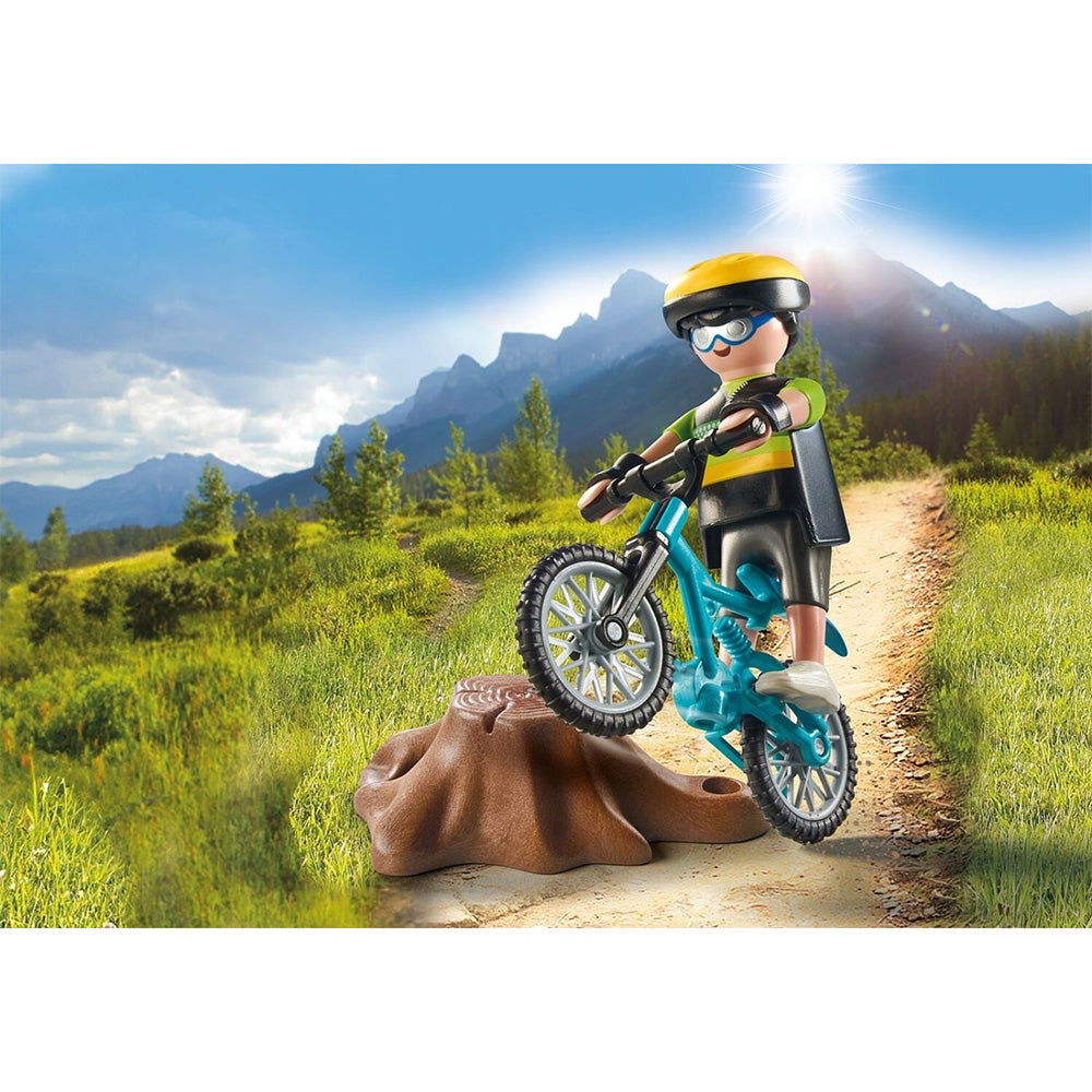 71756 Playmobil Specialplus Ποδηλάτης Με Mountain Bike 