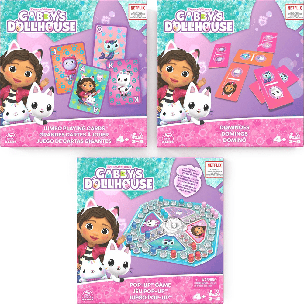 Spin MasterSpin Master Gabby'S Dollhouse 3Pack Games Bundlepapell.gr