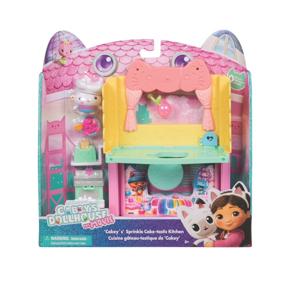 Spin Master Gabby's Dollhouse Movie: Cakey's Sprinkle Cake-tastic Kitchen