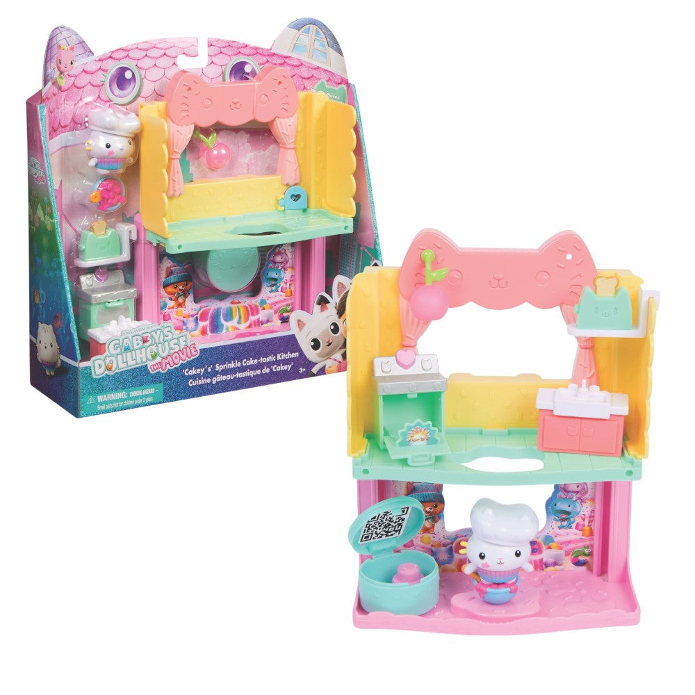 Spin Master Gabby's Dollhouse Movie: Cakey's Sprinkle Cake-tastic Kitchen
