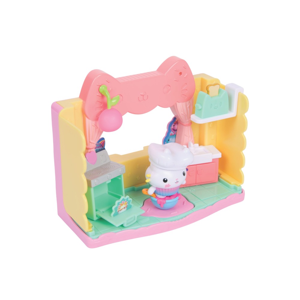 Spin Master Gabby's Dollhouse Movie: Cakey's Sprinkle Cake-tastic Kitchen