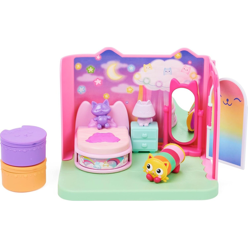 Spin MasterSpin Master Gabbys Dollhouse: Μίνι Σετ Δωμάτια Κουκλόσπιτου - Υπνοδωμάτιοpapell.gr