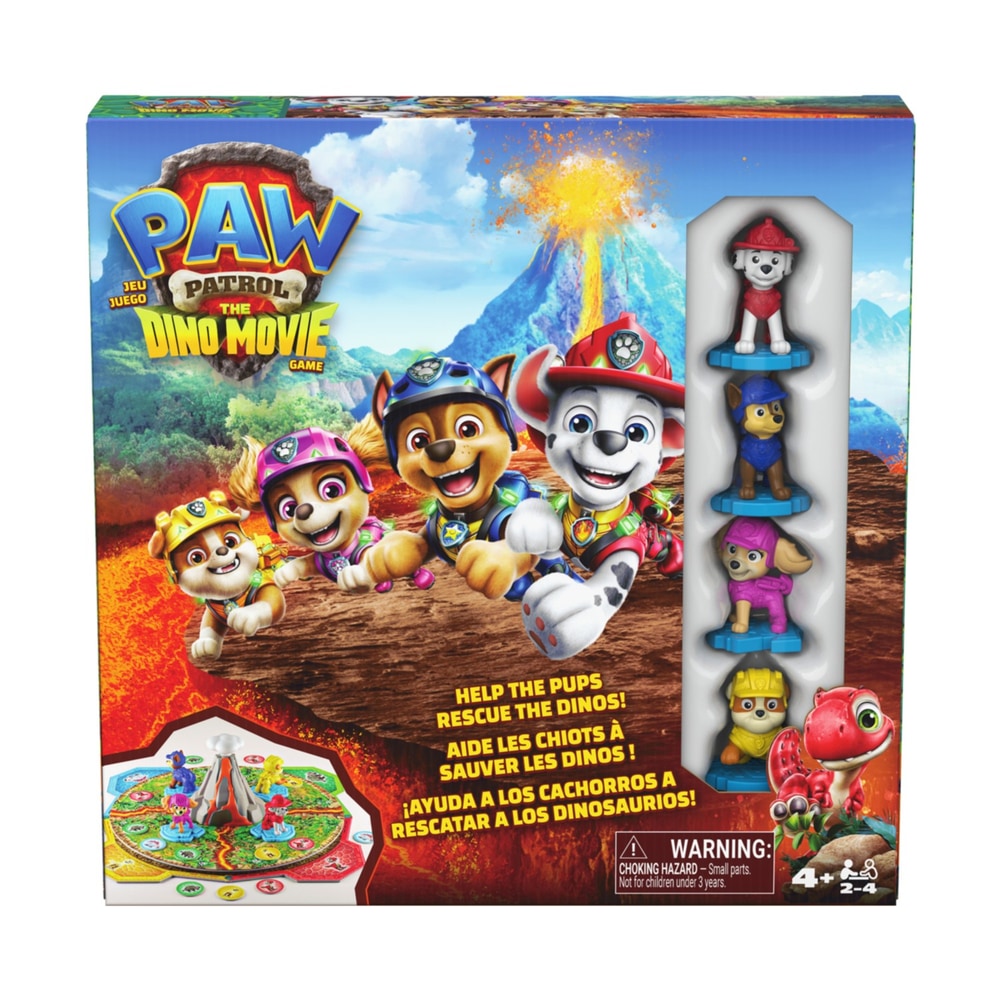 Spin Master Games Paw Patrol The Movie Help The Pups Rescue The Dinos! Επιτραπέζιο Παιχνίδι 4+ – Αγγλικά