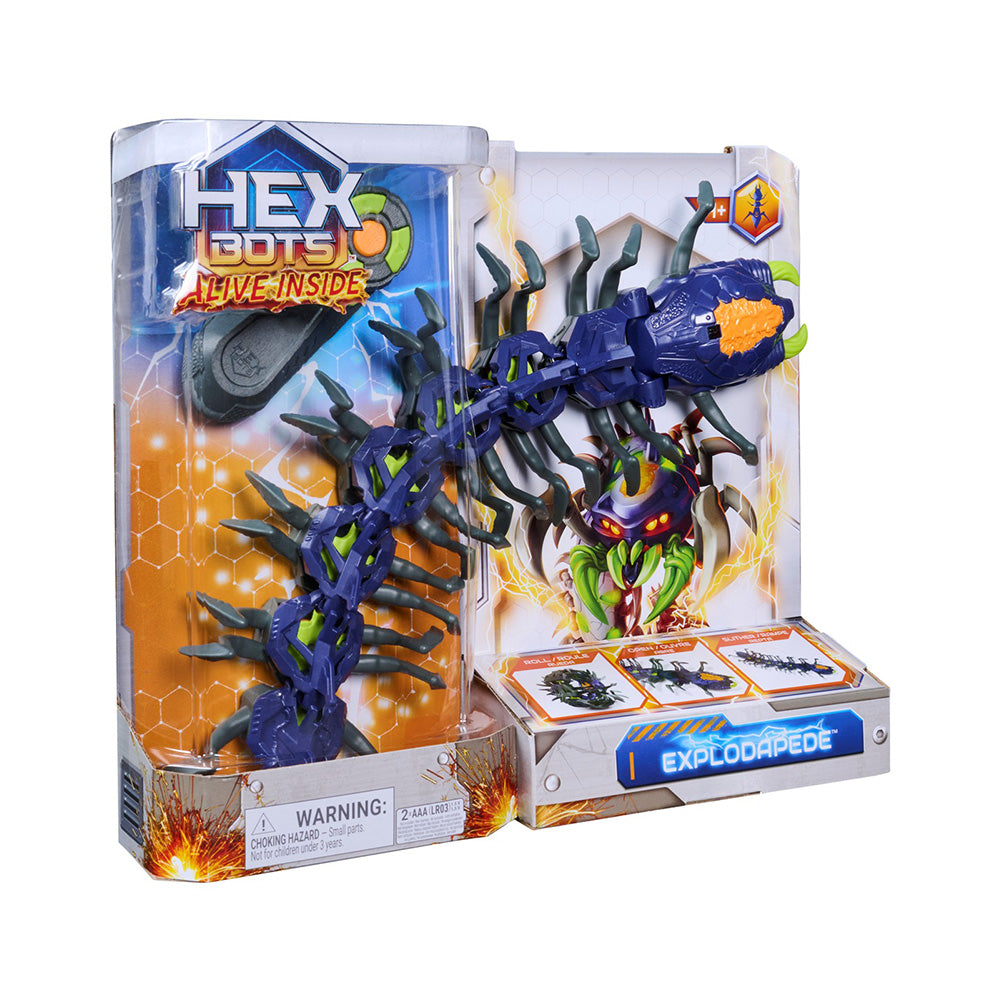 Spin Master Hexbots Centipede Ρομποτική Σαρανταποδαρούσα με Τηλεχειρισμό & LED