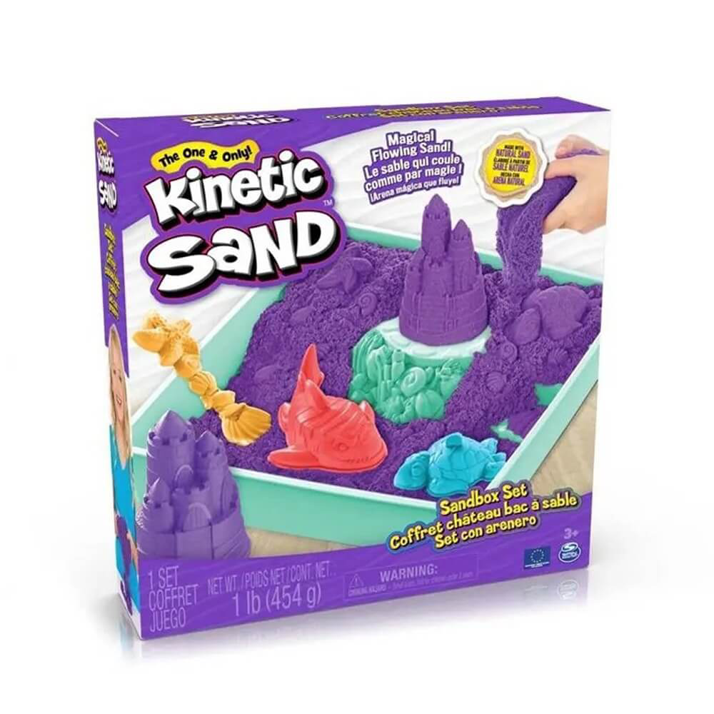 spin master kinetic sand sandbox set 