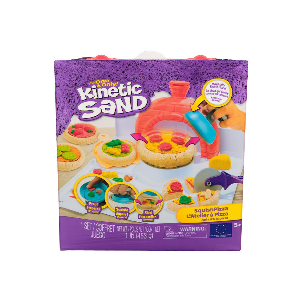 Spin Master Kinetic Sand: Squish Pizza Set (Σετ Δημιουργίας Πίτσας με Κινητική Άμμο)