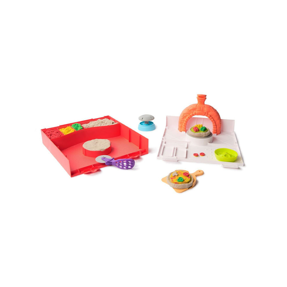 Spin Master Kinetic Sand: Squish Pizza Set (Σετ Δημιουργίας Πίτσας με Κινητική Άμμο)