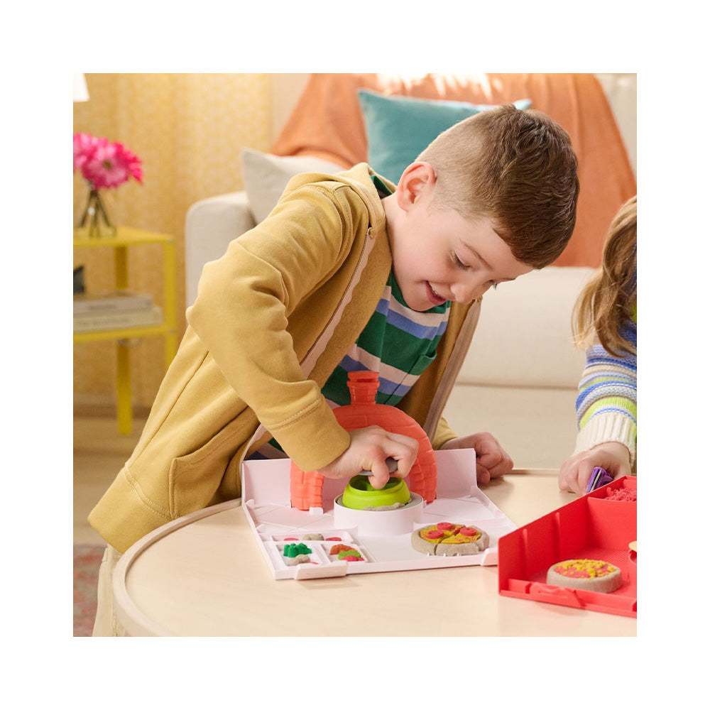 Spin Master Kinetic Sand: Squish Pizza Set (Σετ Δημιουργίας Πίτσας με Κινητική Άμμο)