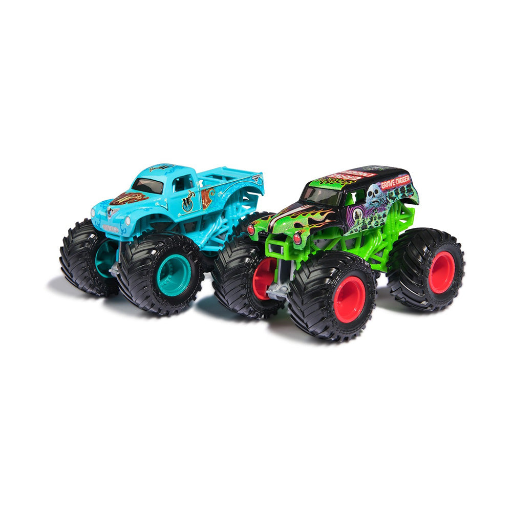 Spin Master Monster Jam: 2 Pack Vehicle σε 4 Χρώματα - 1 Τμχ
