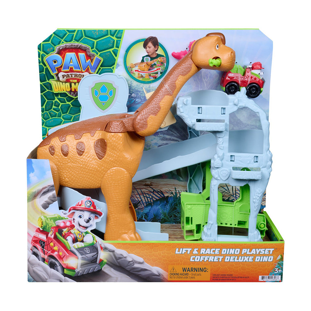 Spin Master PAW Patrol The Dino Movie Lift & Race Dino Playset Πίστα με Δεινόσαυρο & Όχημα Marshall