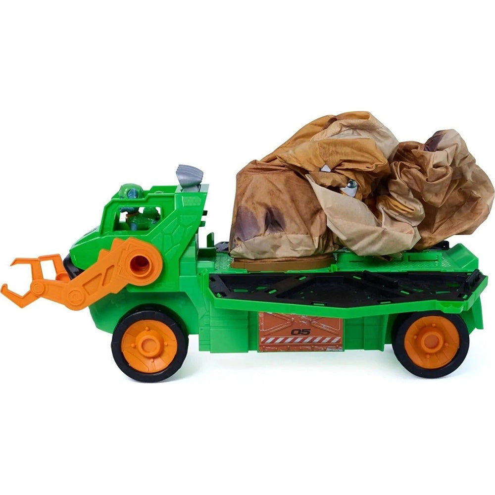 Spin Master PAW Patrol The Dino Movie Megasaurus Dino Vehicle με Φιγούρα Rocky & Φουσκωτό Δεινόσαυρο 76 εκ