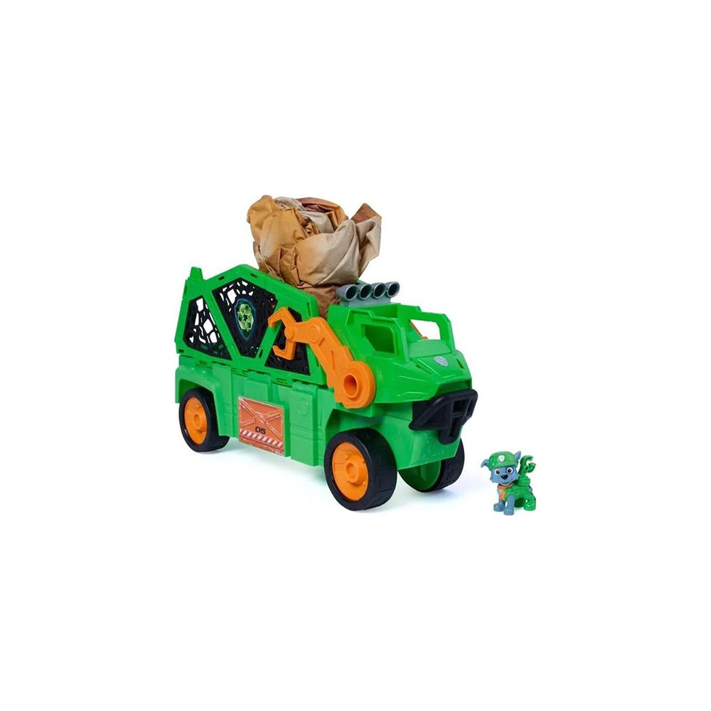 Spin Master PAW Patrol The Dino Movie Megasaurus Dino Vehicle με Φιγούρα Rocky & Φουσκωτό Δεινόσαυρο 76 εκ