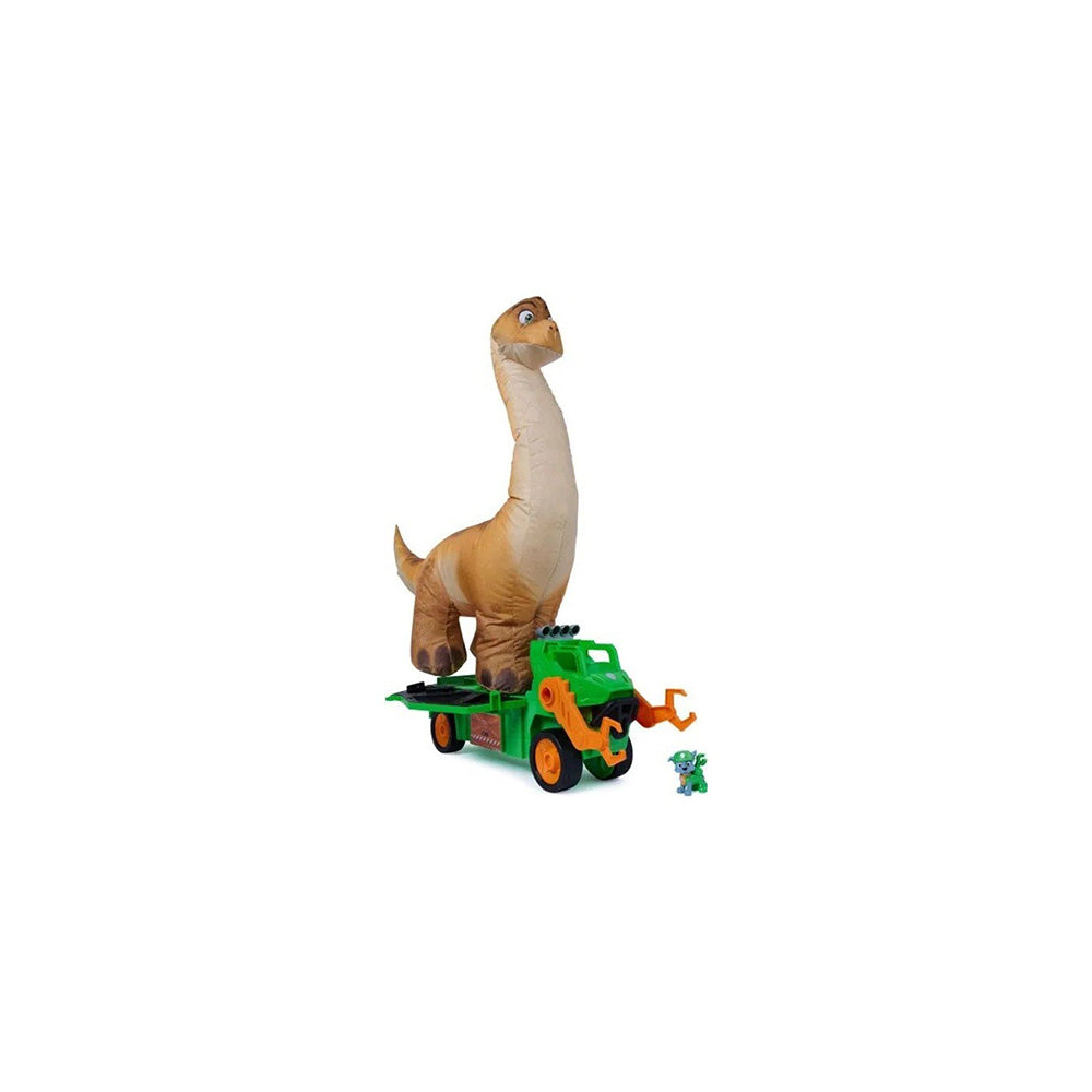 Spin Master PAW Patrol The Dino Movie Megasaurus Dino Vehicle με Φιγούρα Rocky & Φουσκωτό Δεινόσαυρο 76 εκ