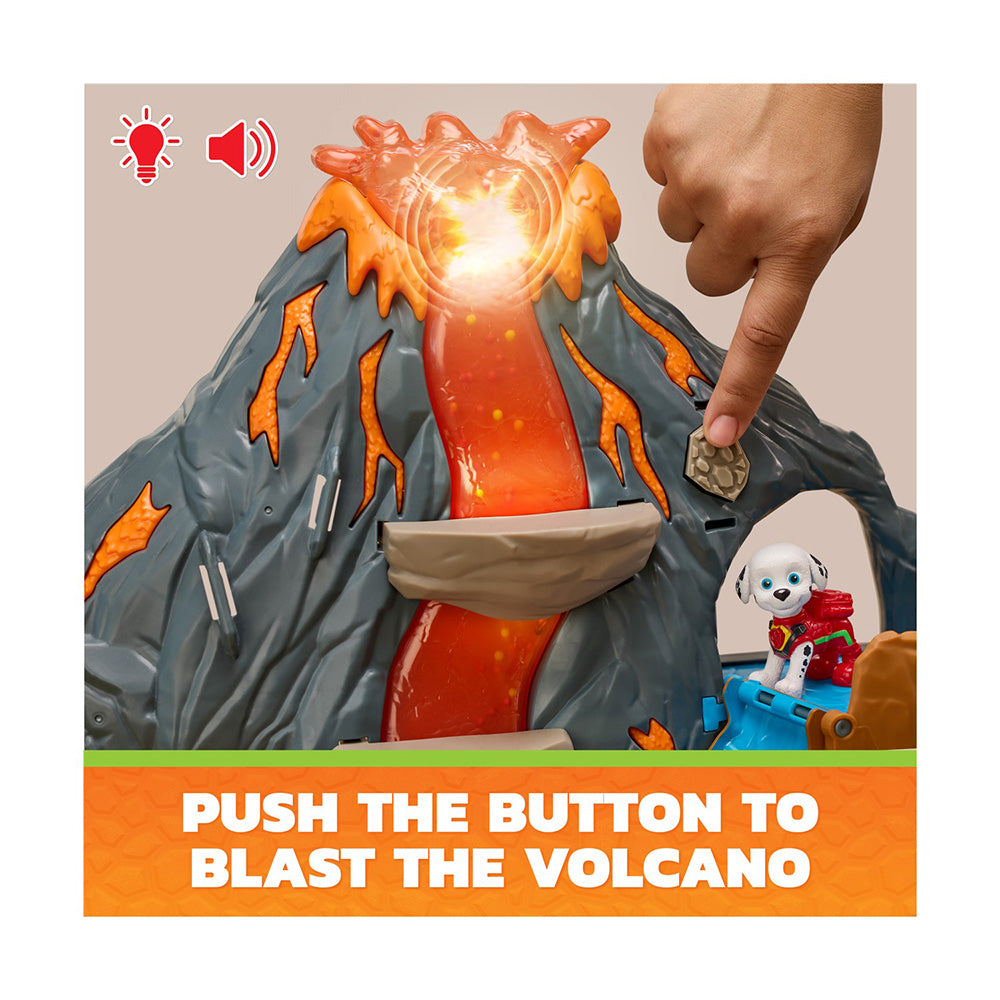 Spin Master PAW Patrol The Dino Movie Volcano Rescue Playset Ηφαίστειο με Φώτα, Ήχους & Φιγούρες