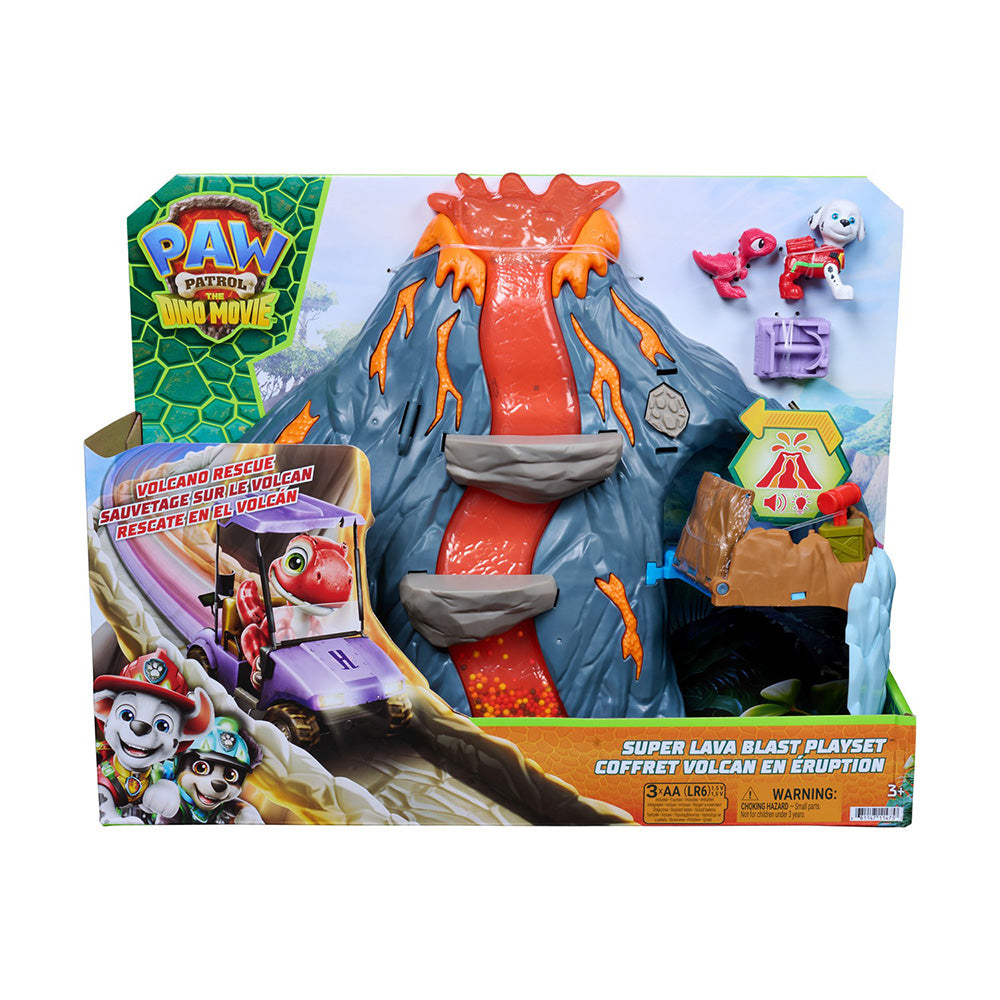 Spin Master PAW Patrol The Dino Movie Volcano Rescue Playset Ηφαίστειο με Φώτα, Ήχους & Φιγούρες