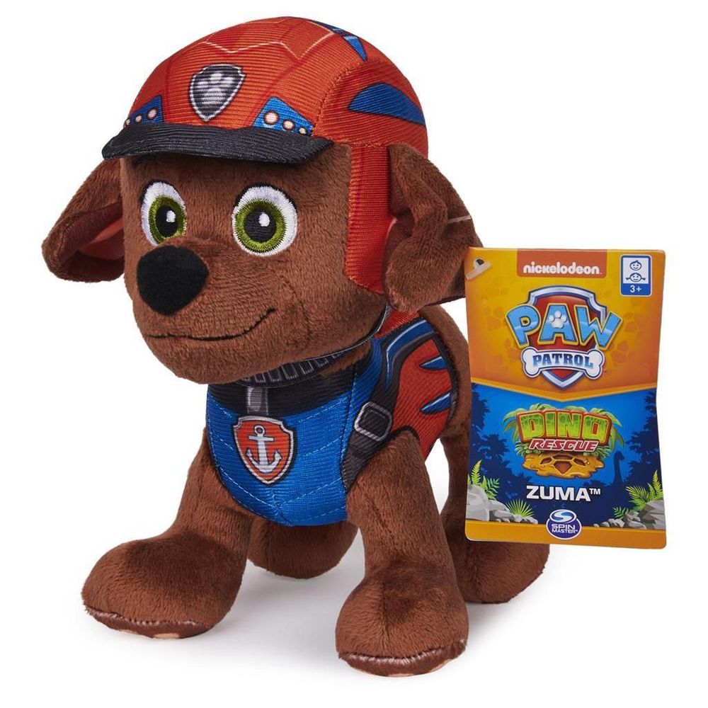 Spin Master PAW Patrol: The Dino Movie Zuma Λούτρινο 15 εκ