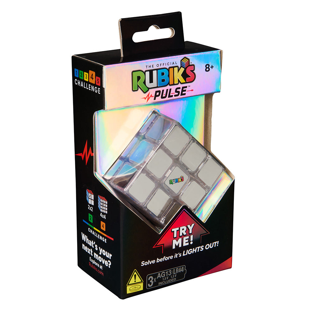 Spin Master Rubik’s: Rubik’s 3x3 Pulse – Ηλεκτρονικός Κύβος με Φως & Χρονομέτρηση