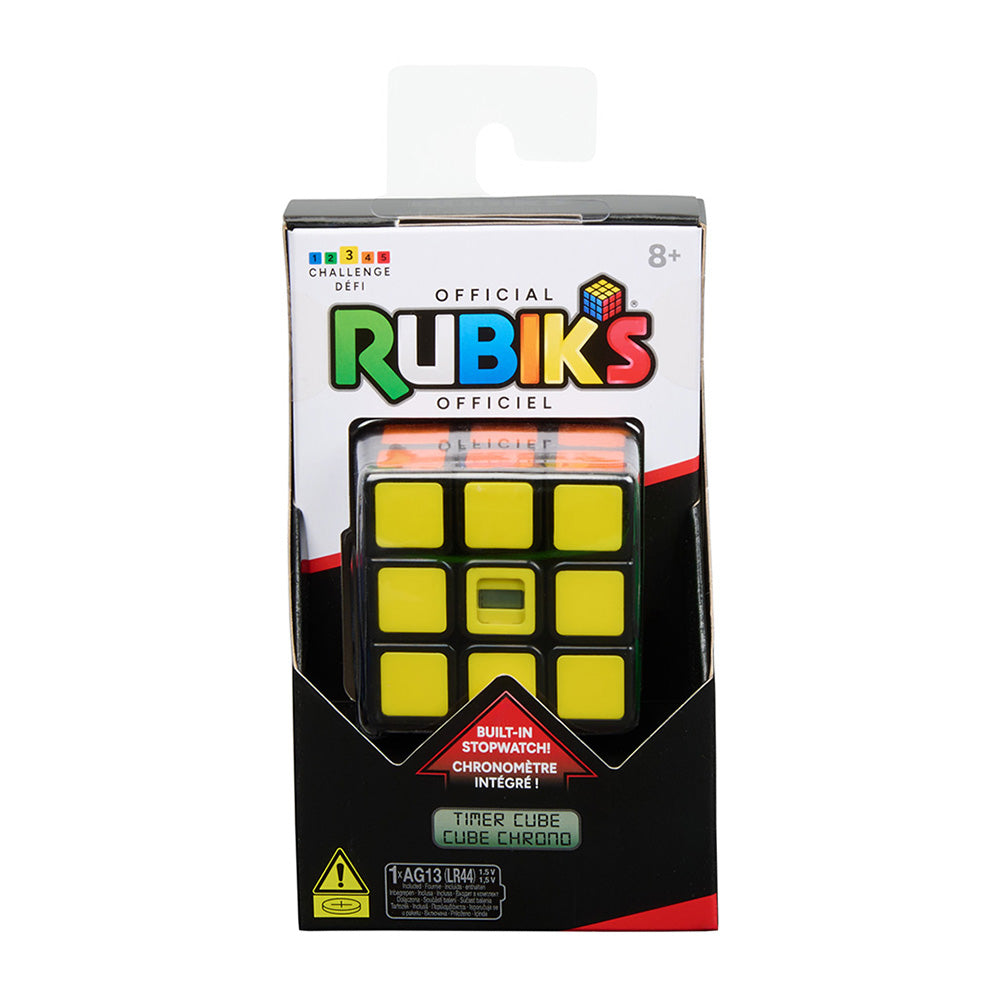 Spin Master Rubik’s: Rubik’s 3x3 – Κύβος με Ενσωματωμένο Χρονόμετρο