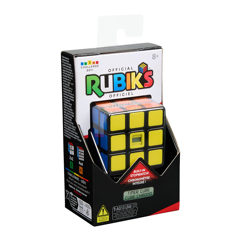 Spin Master Rubik’s: Rubik’s 3x3 – Κύβος με Ενσωματωμένο Χρονόμετρο