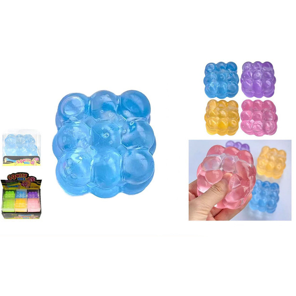Παιχνίδι Squeez Ball Cube 4 Χρώματα - 1 Τμχ