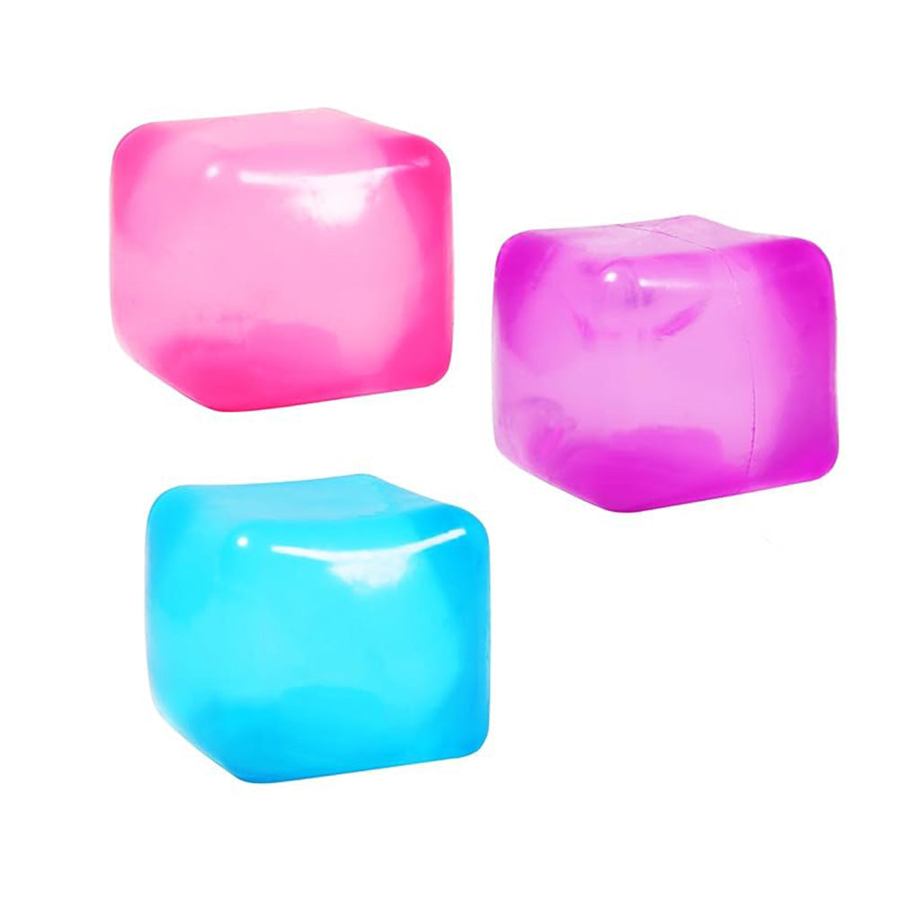 Squeez Ball Squishy Cube Αντιστρές Παιχνίδι σε 6 Χρώματα - 1 Τμχ