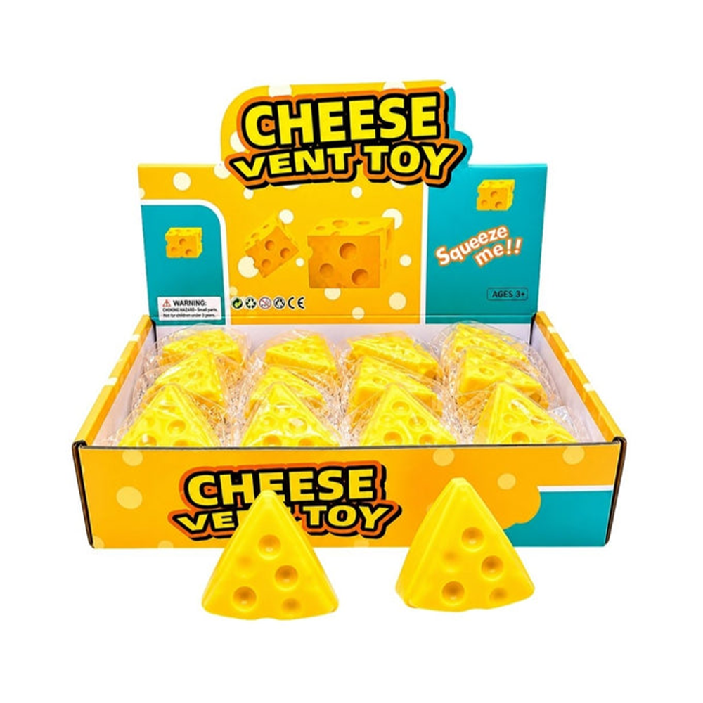 Squeez Squishy Cheese Αντιστρές Παιχνίδι Αφής