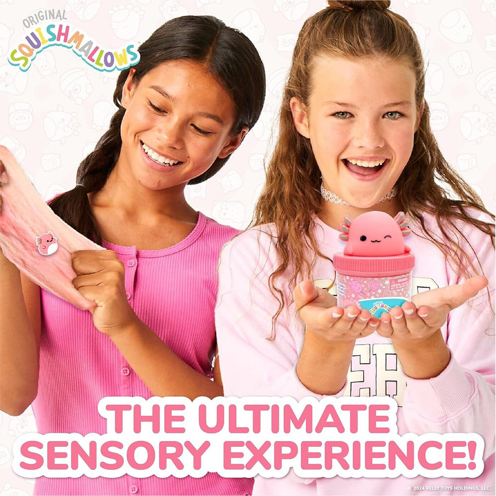Horizon Group USA Squishmallows Archie The Axolotl Premium Cloud Slime Αρωματικό Cloud Slime Με Topper Σε Βαζάκι