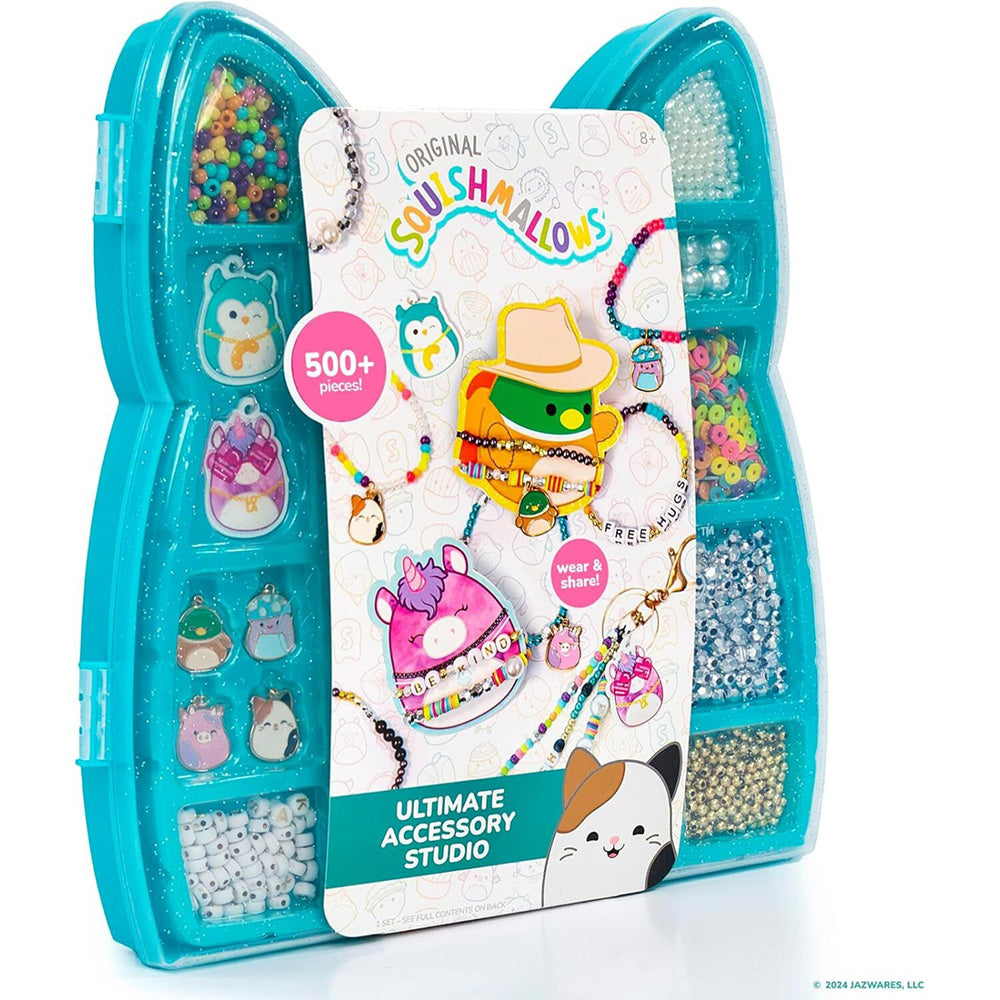 Jazwares Squishmallows - Στούντιο Αξεσουάρ Βραχιολιών 500+ Κομμάτια 