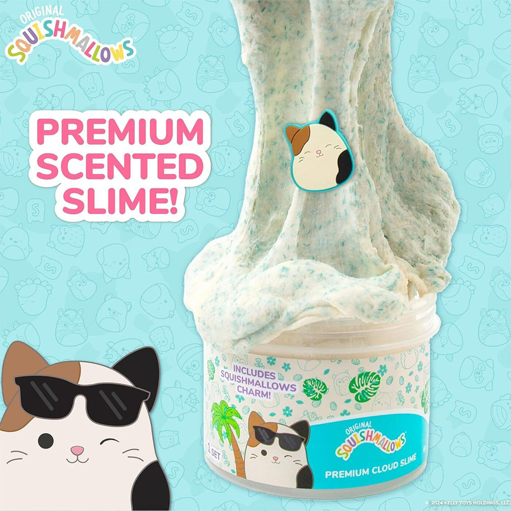 Horizon Group USA Squishmallows Premium Cloud Slime - Cam The Cat, Αρωματικό Cloud Slime Σε Βαζάκι