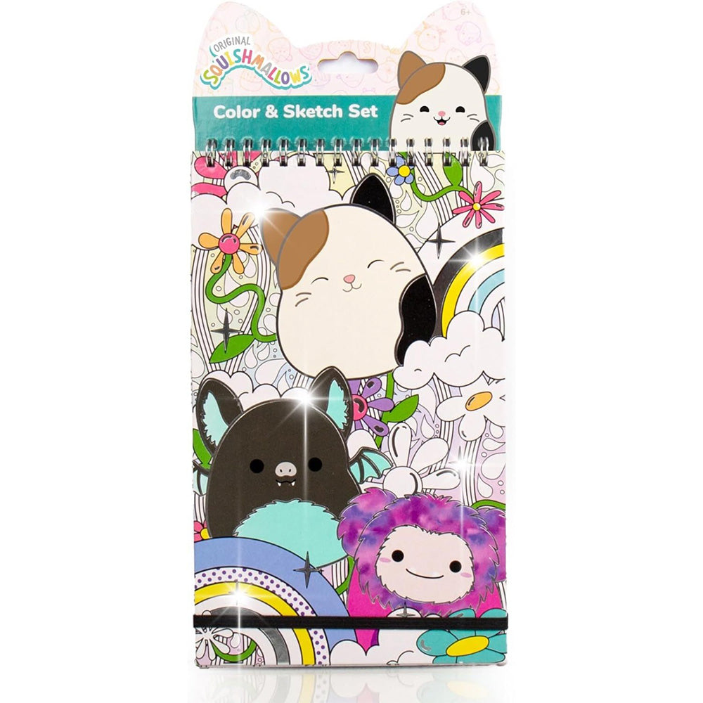 Jazwares Squishmallows Color & Sketch Σετ 15 Σελίδες 