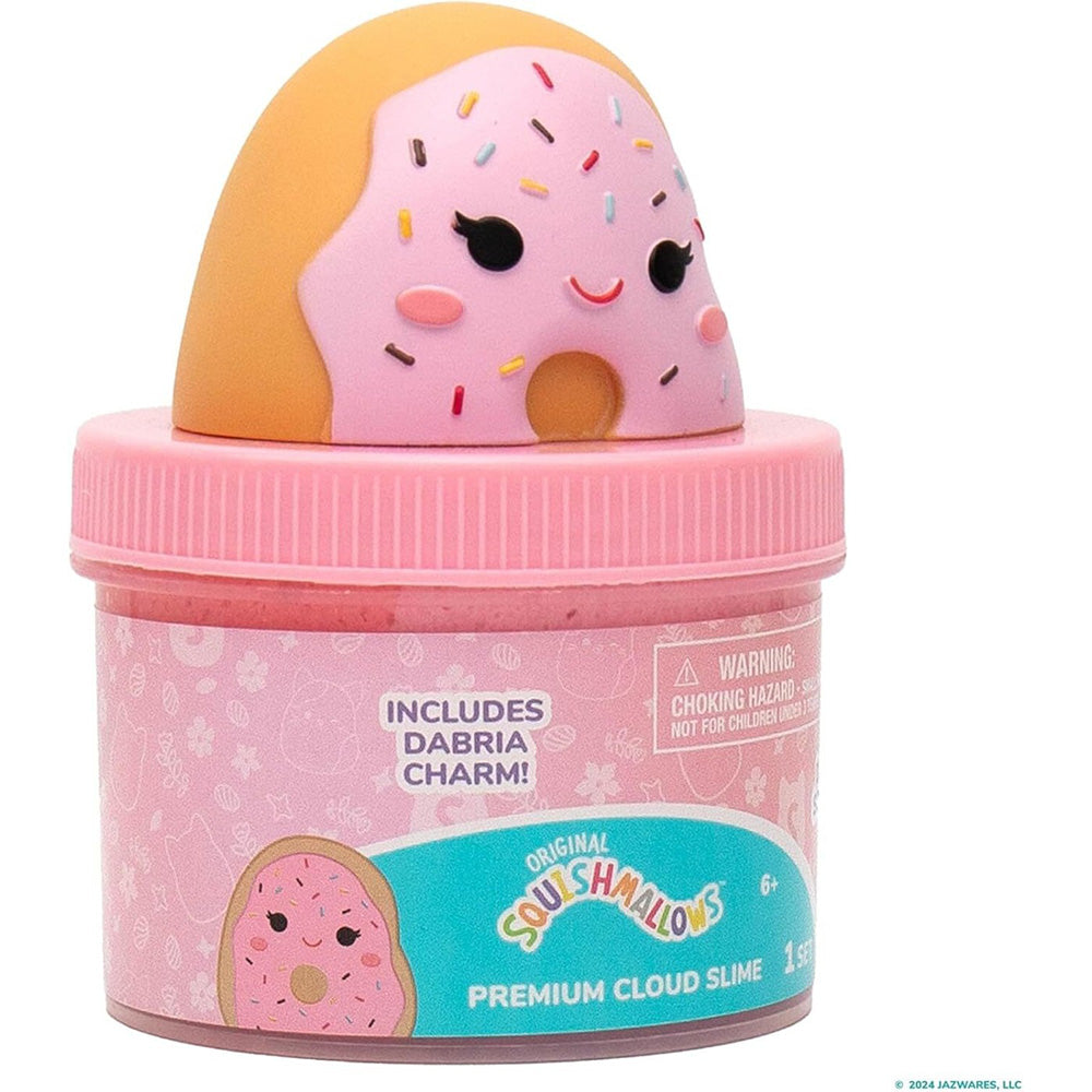 Horizon Group USA Squishmallows Dabria The Donut Premium Cloud Slime Αρωματικό Cloud Slime Με Topper Σε Βαζάκι