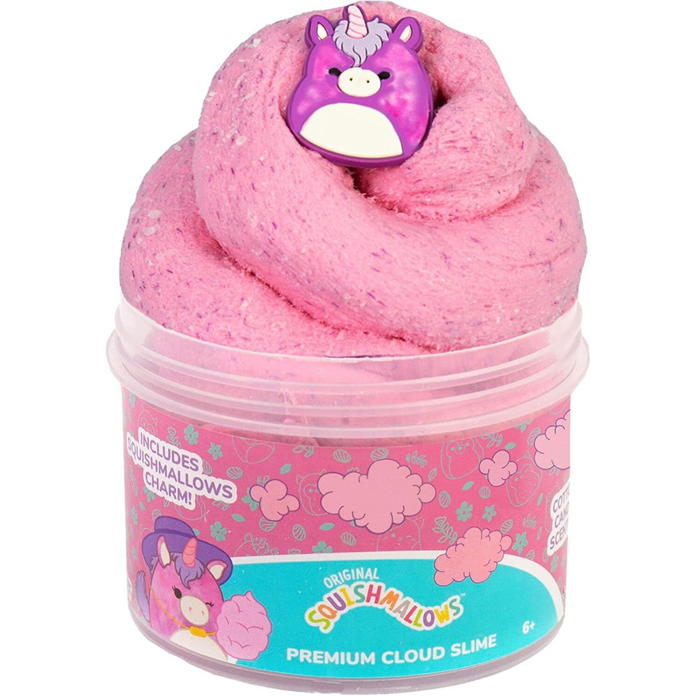 Horizon Group USA Squishmallows Premium Cloud Slime - Lola The Unicorn, Αρωματικό Cloud Slime Σε Βαζάκι