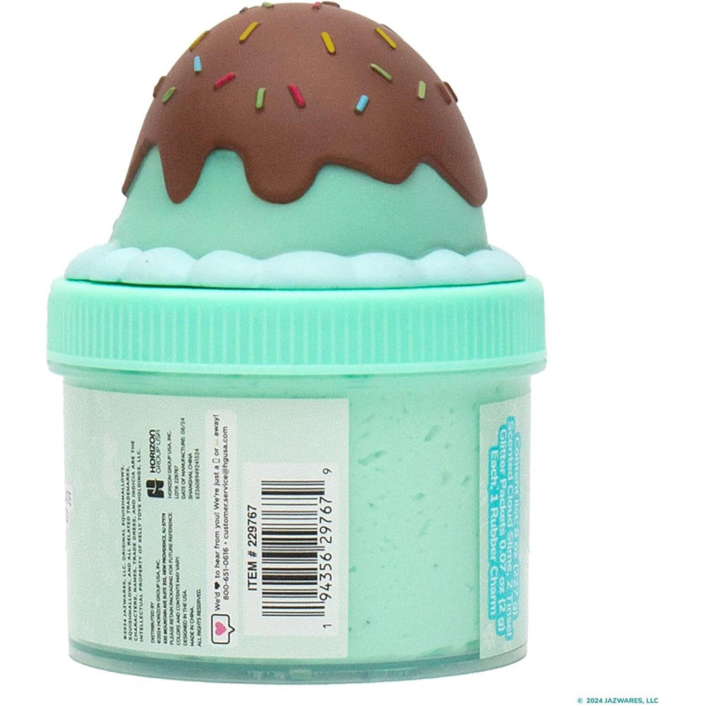 Horizon Group USA Squishmallows Maya The Ice Cream Premium Cloud Slime, Αρωματικό Cloud Slime Με Topper Σε Βαζάκι