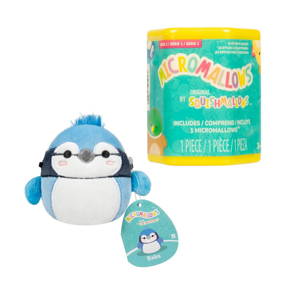 Jazwares Squishmallows Micromallows Κάψουλα Mε Λούτρινο Ζωάκι 6εκ 24 Σχέδια - 1τμχ