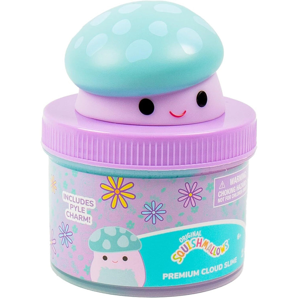 Horizon Group USA Squishmallows Pyle The Mushroom Premium Cloud Slime Αρωματικό Cloud Slime Με Topper Σε Βαζάκι 