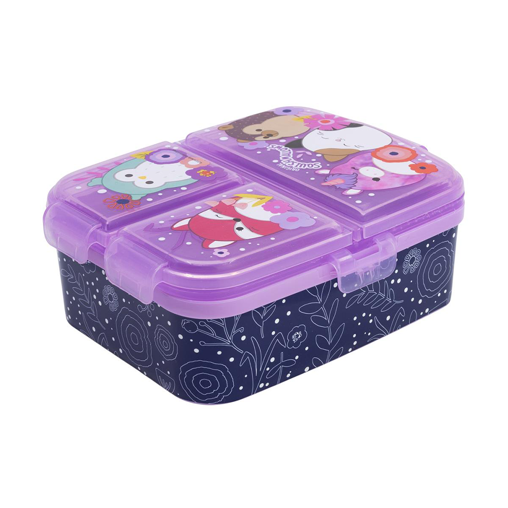 StorStor Squishmallows Φαγητοδοχείο Multi Compartment Rectangular Sandwich Box 16x13X6εκpapell.gr