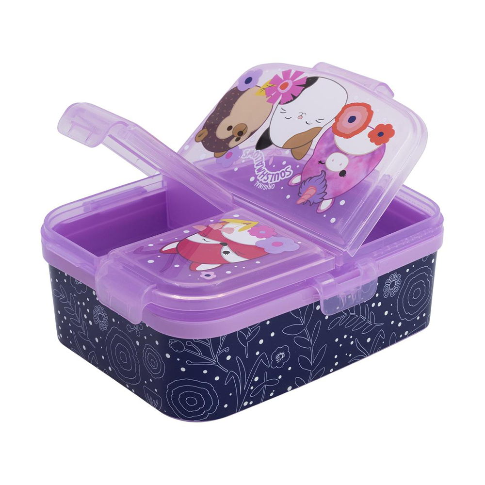 StorStor Squishmallows Φαγητοδοχείο Multi Compartment Rectangular Sandwich Box 16x13X6εκpapell.gr