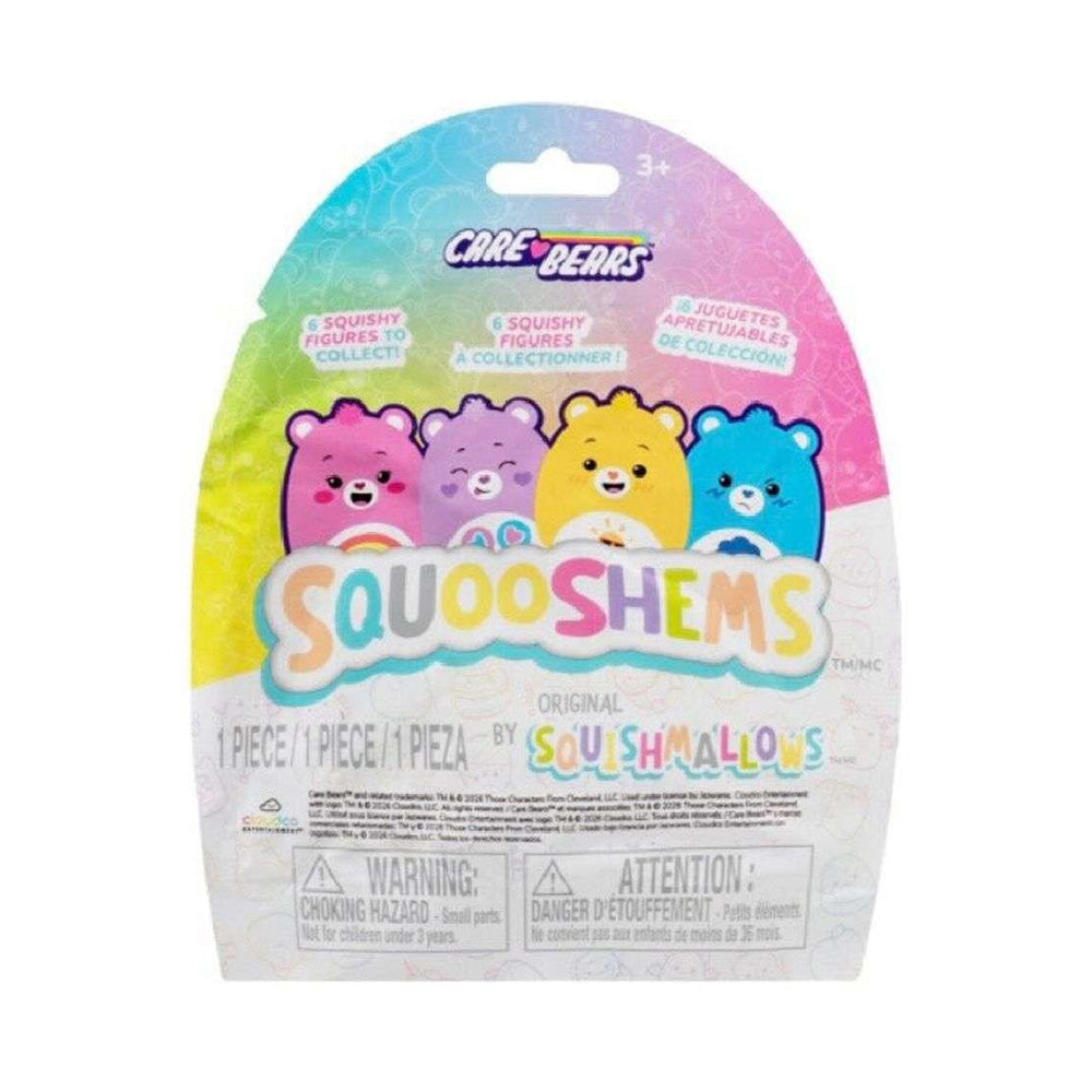 SquishMallows Squooshems Ζουληχτή Φιγούρα Care Bears 6 εκ σε Σακουλάκι Έκπληξη σε 6 Σχέδια - 1 Τμχ