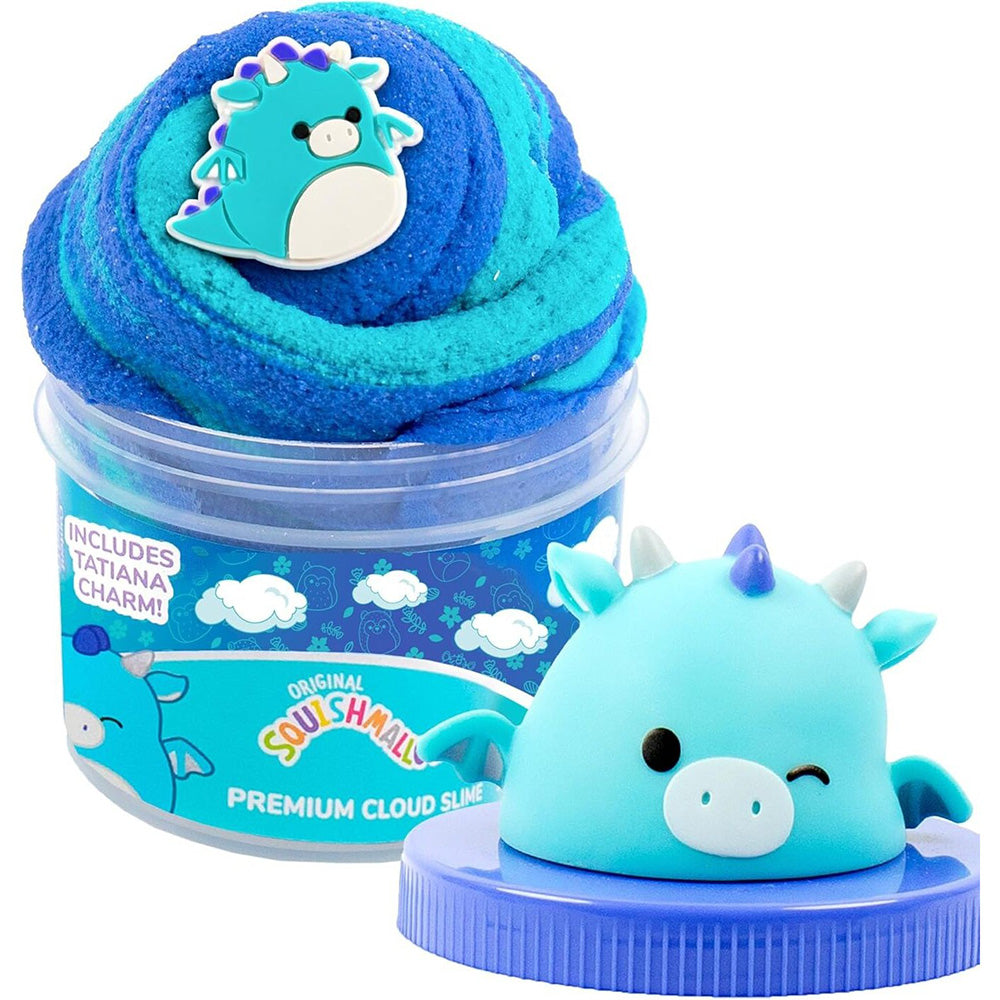 Horizon Group USA Squishmallows Tatiana The Dragon Premium Cloud Slime Αρωματικό Cloud Slime Με Topper Σε Βαζάκι