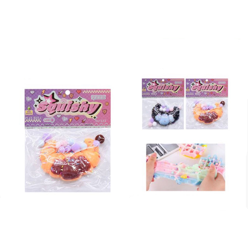 OEMSquishy Antistress Pinch Croissant With Candies 2 Χρώματα - 1 Τμχpapell.gr