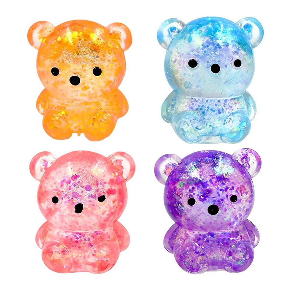 Squishy Αρκουδάκι 8 εκ σε 4 Χρώματα – Αντιστρές Παιχνίδι (1 Τεμάχιο)